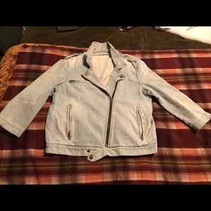 Gap denim motor jacket